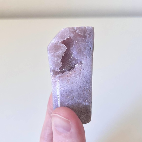 Pink Amethyst Free Form Druzy Crystal High Quality - Picture 6 of 6